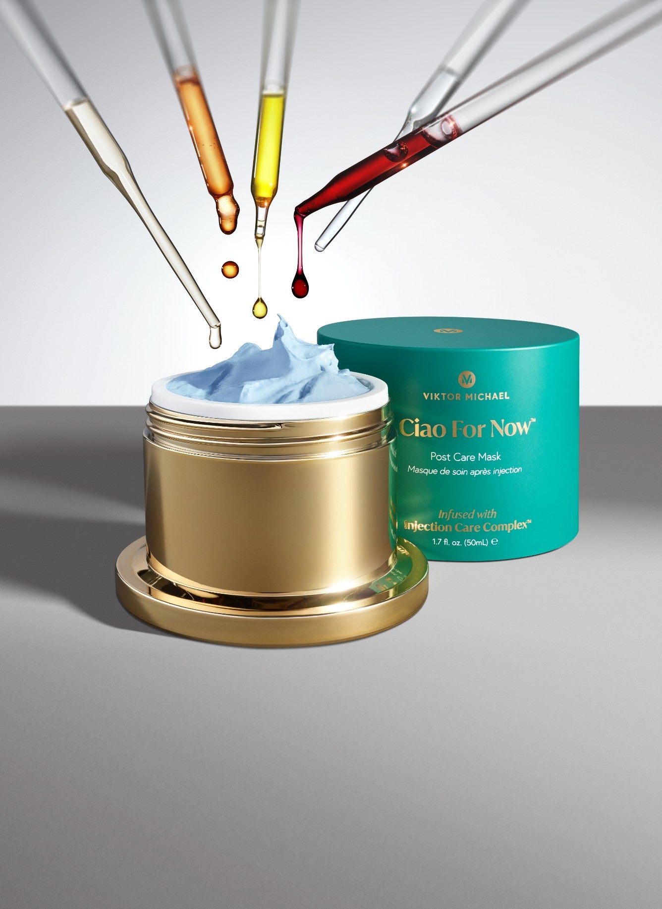 liquid being dropped into the ciao for now product