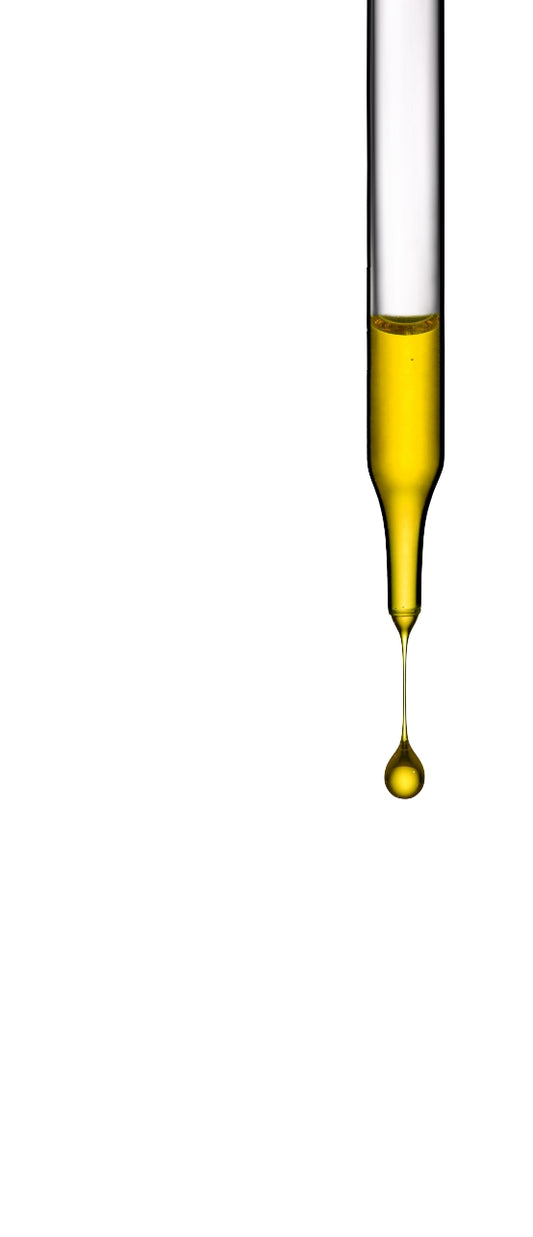 pipette of yellow liquid